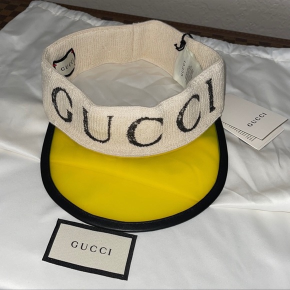 Authentic Gucci Headband Visor Sun Hat 